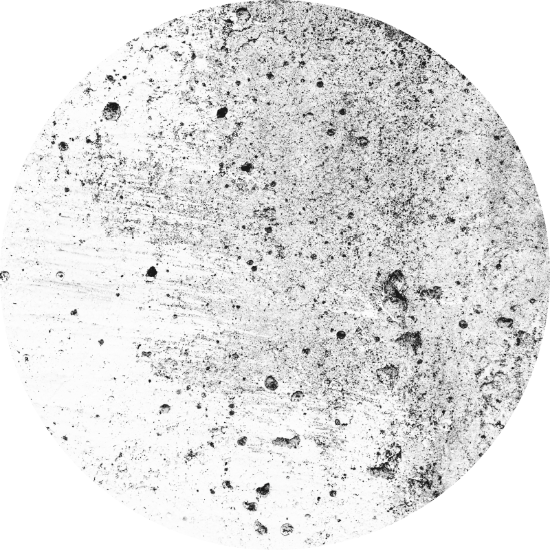 Tapis vinyle superlatif rond effet ciment - TenStickers