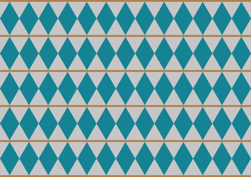 Tapis vinyle cuisine suédois géométrique - TenStickers