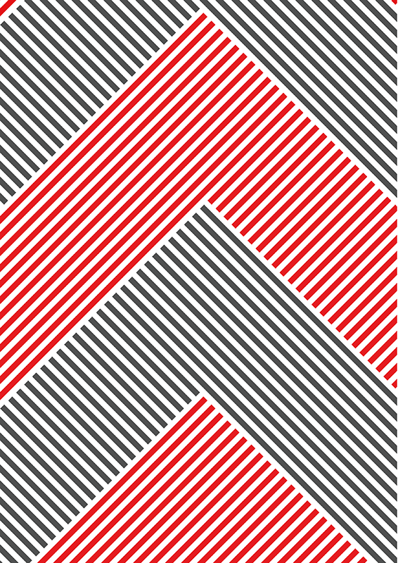 Tapis vinyle rayures motif à bandes en chevrons - TenStickers