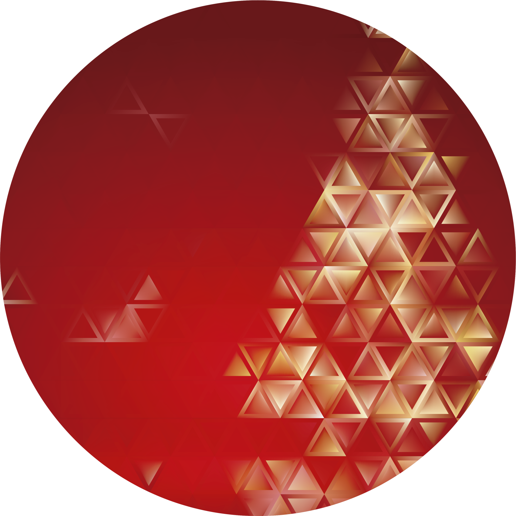 Tapis vinyle géométrique ombre sphérique - TenStickers