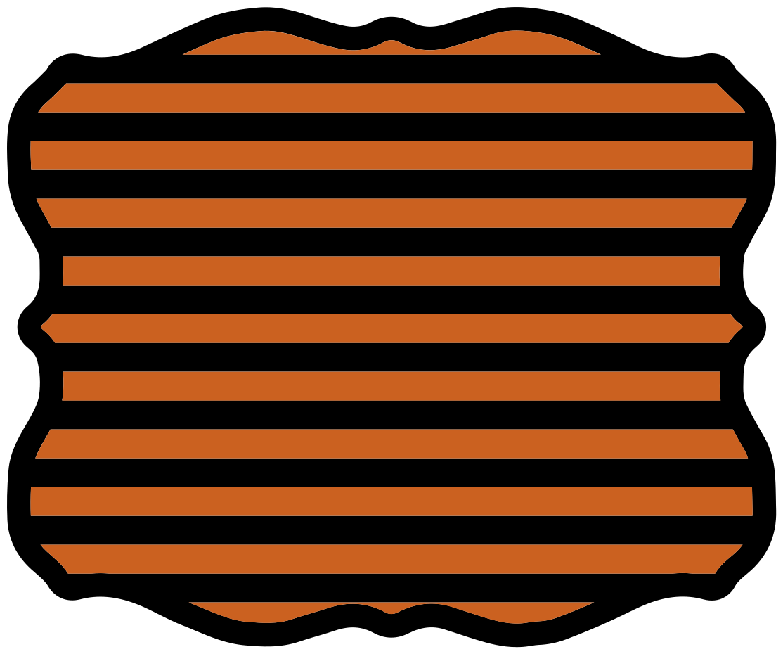 Tapis vinyle pour halloween rayures d'halloween - TenStickers