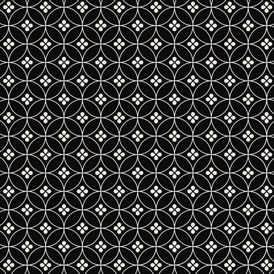 Tapis vinyle géométrique graphisme de cercle géométrique - TenStickers