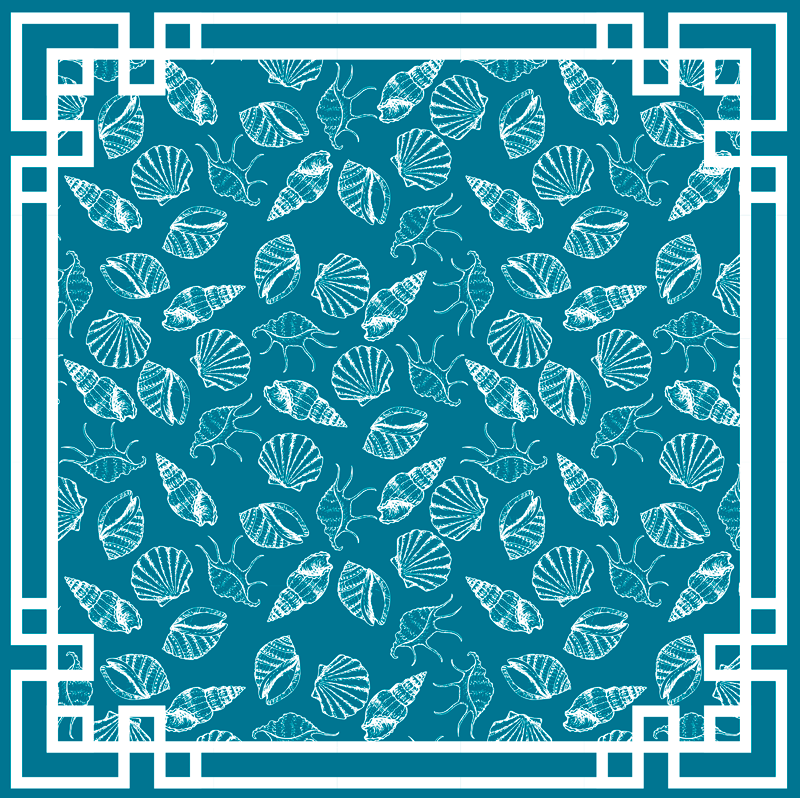 Tapis vinyle animal motif aquatique - TenStickers