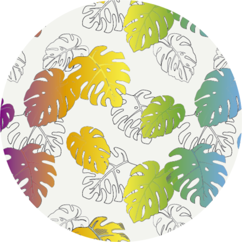 Tapis vinyle plantes délice de monstera tropical - TenStickers