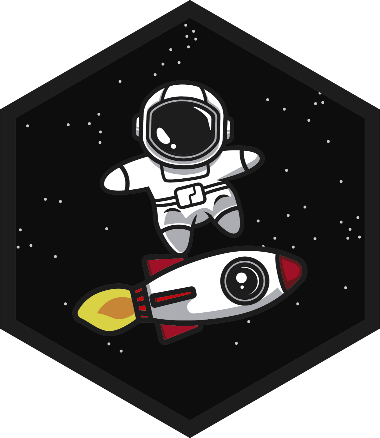 Tapis vinyle pour enfants aventure d'astronaute - TenStickers