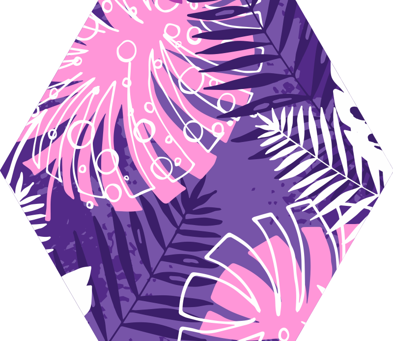 Tapis vinyle plantes déclaration botanique - TenStickers