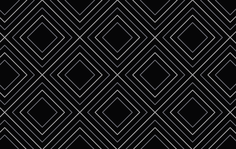 Tapis vinyle géométrique monochromatique - TenStickers