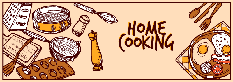 Tapis vinyle cuisine cuisine domestique - TenStickers