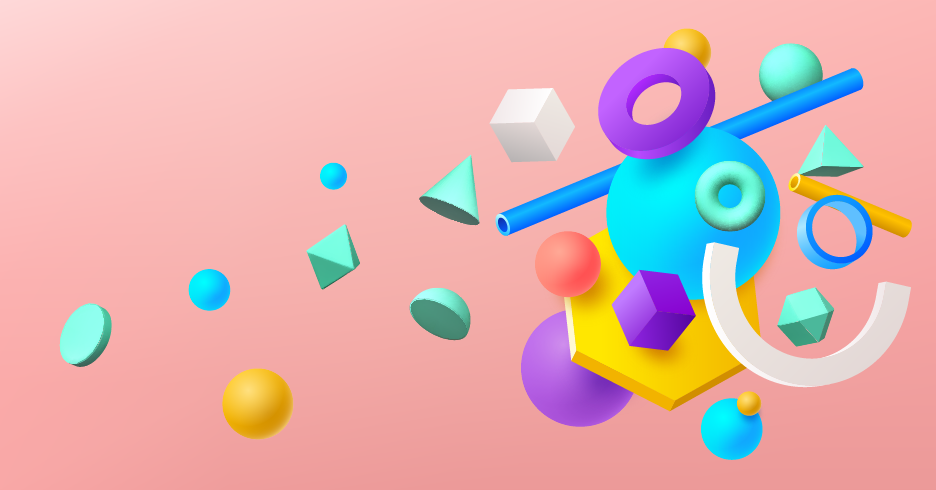 Tapis vinyle géométrique tableau de formes géométriques - TenStickers