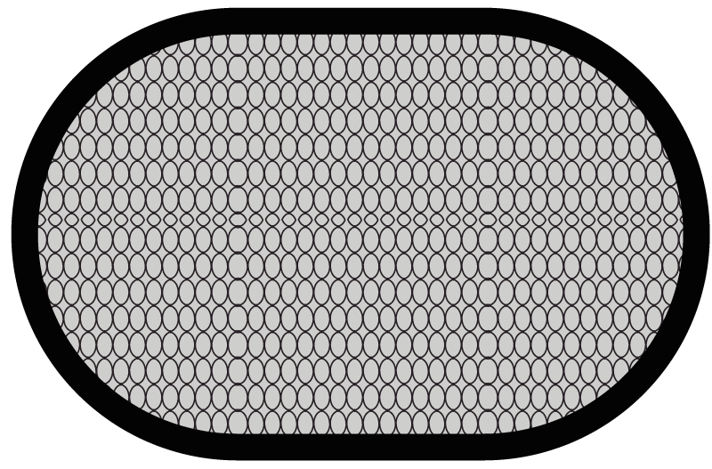 Tapis vinyle salle de bain tapis de bain en nid d'abeille - TenStickers
