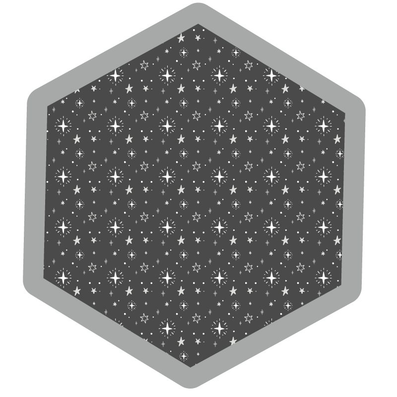 Tapis vinyle étoile motif céleste - TenStickers