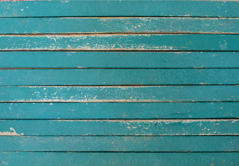 Tapis vinyle en bois Vieux bois bleu - TenStickers