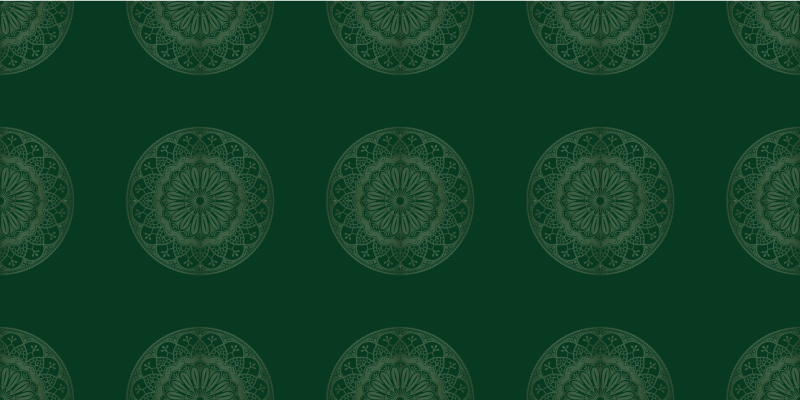 Tapis vinyle mandala design motif mandala - TenStickers