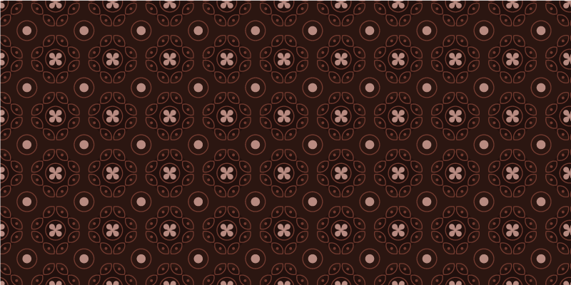 Tapis mosaique vinyle motifs circulaires en mosaïque - TenStickers