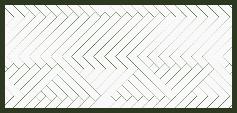 Tapis vinyle cuisine design chevrons - TenStickers