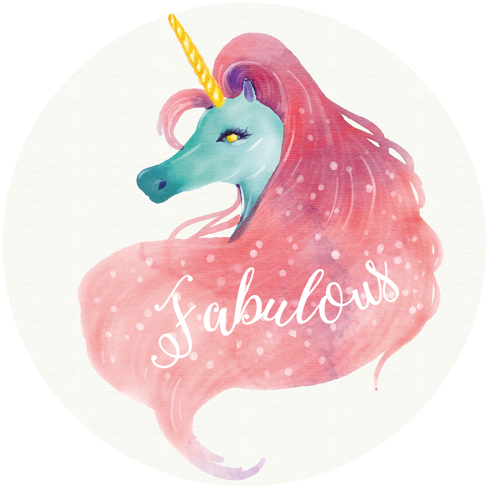 Tapis vinyle bébé licorne fabuleuse - TenStickers