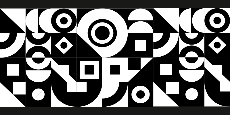 Tapis vinyle géométrique ensemble abstrait - TenStickers