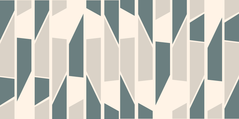 Tapis vinyle géométrique angles abstraits - TenStickers