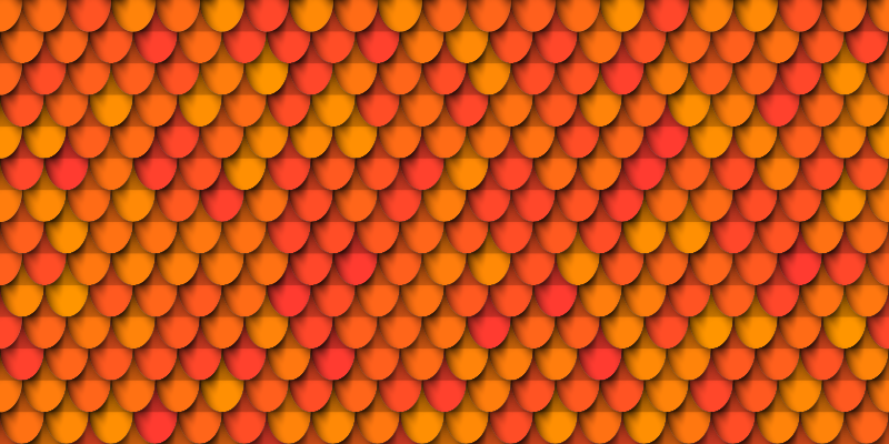 Tapis vinyle texture motif d'écailles d'automne - TenStickers