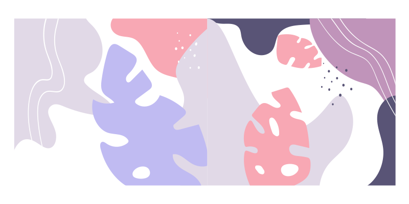 Tapis vinyle texture monstera abstrait - TenStickers