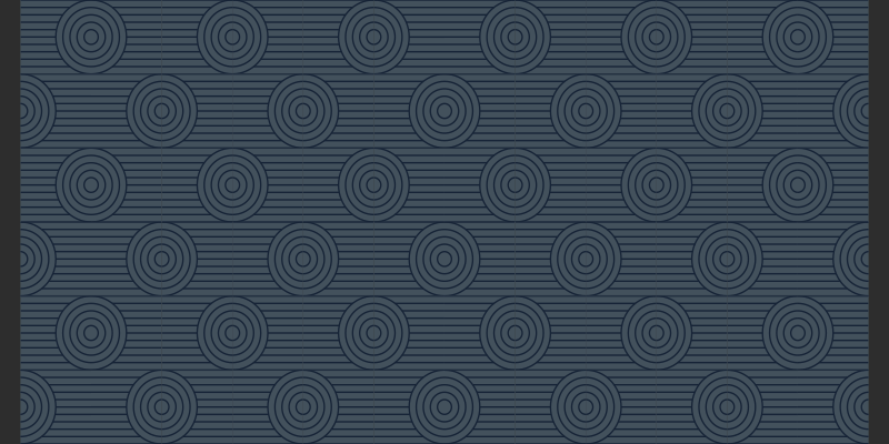 Tapis vinyle géométrique motifs circulaires géométriques - TenStickers