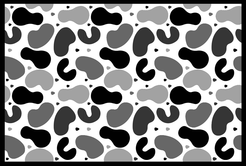 Tapis vinyle motif animal inspiré du cuir de vache - TenStickers