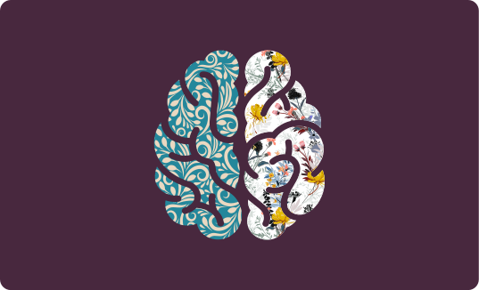 Tapis vinyle plantes yin yang botanique - TenStickers