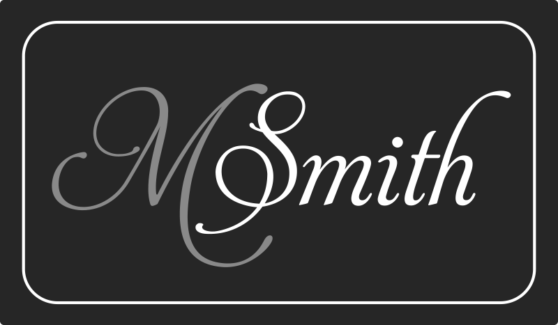 Tapis vinyle personnalisé monogramme personnalisable - TenStickers