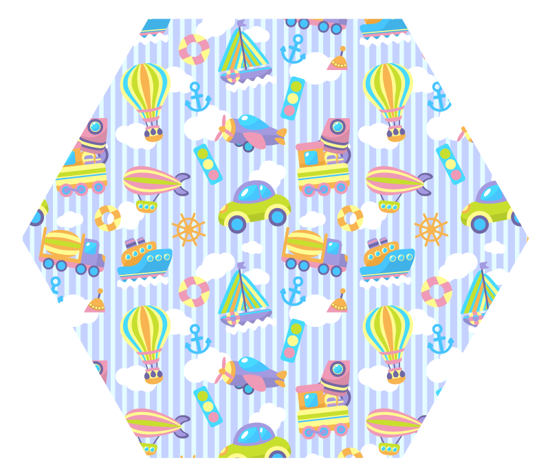 Tapis vinyle pour enfants imagerie de l'enfance - TenStickers