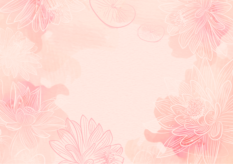 Tapis vinyle plantes tranquillité florale - TenStickers