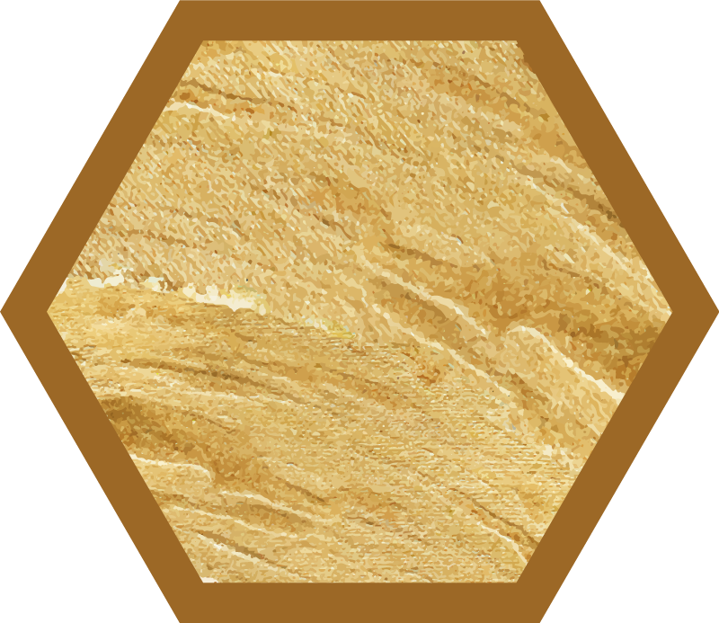 Tapis vinyle imitation parquet texture de grain hexagonal - TenStickers