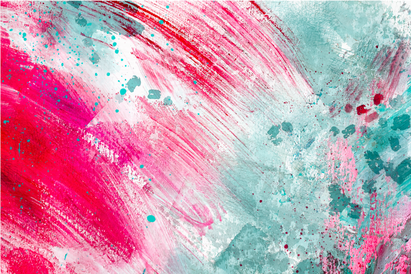 Tapis vinyle design moderne une touche de couleurs - TenStickers