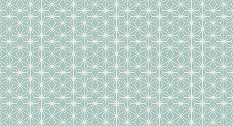 Tapis vinyle géométrique éclat d'étoile verte - TenStickers