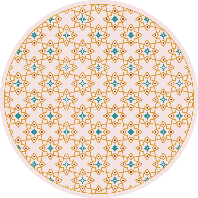 Tapis vinyle cuisine arrangement de mosaïque vibrant - TenStickers