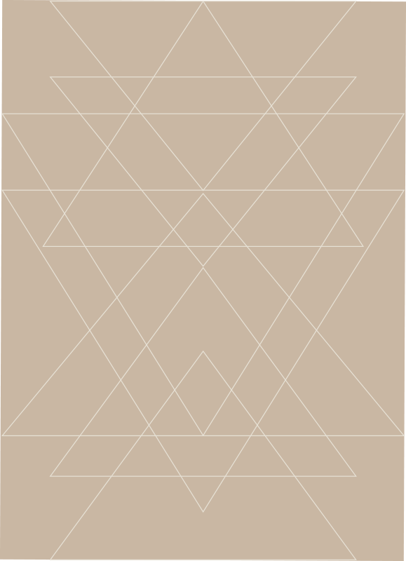 Tapis vinyle design moderne motif géométrique - TenStickers