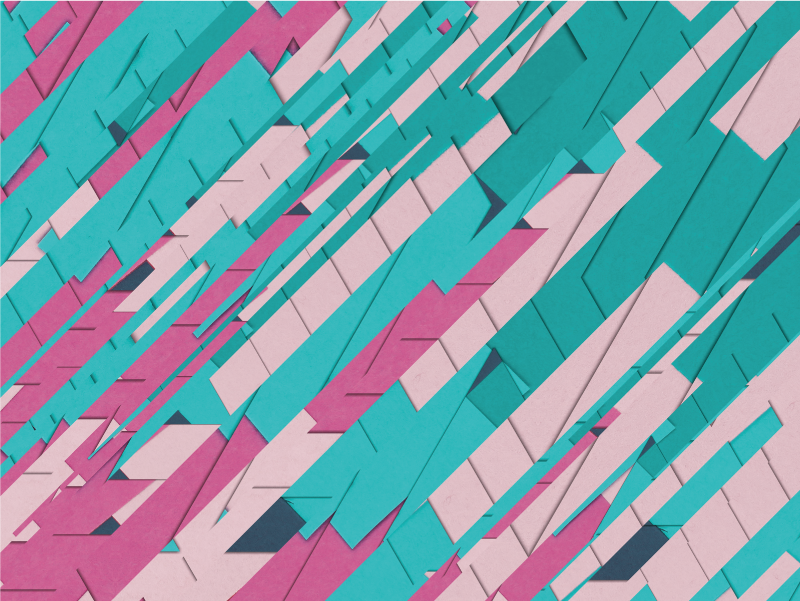 Tapis vinyle géométrique motif angulaire abstrait - TenStickers