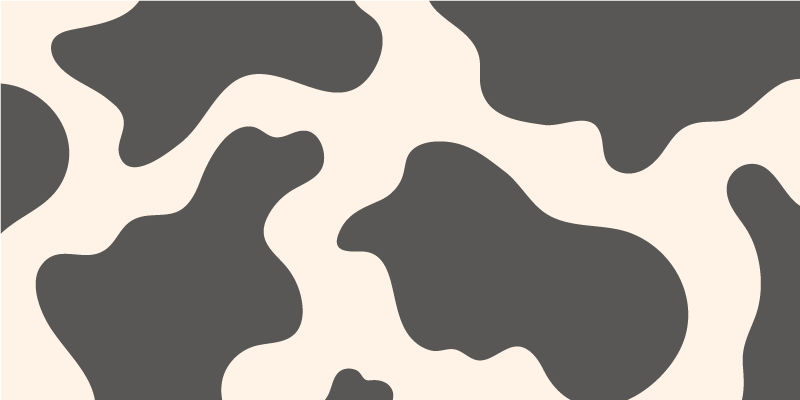 Tapis vinyle motif animal cuir de vache classique - TenStickers