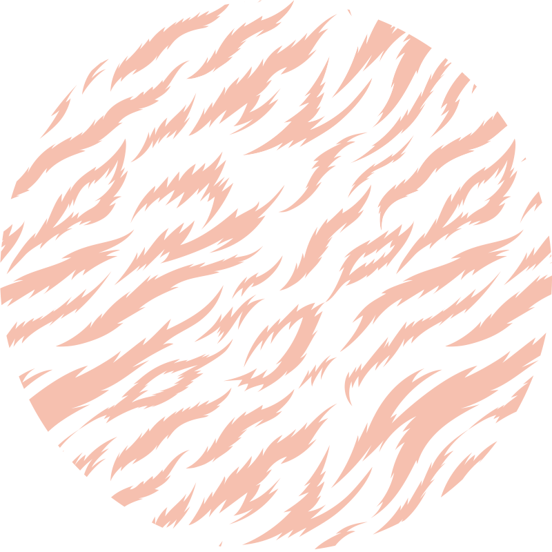 Tapis vinyle motif animal Élégance rayée de tigre - TenStickers