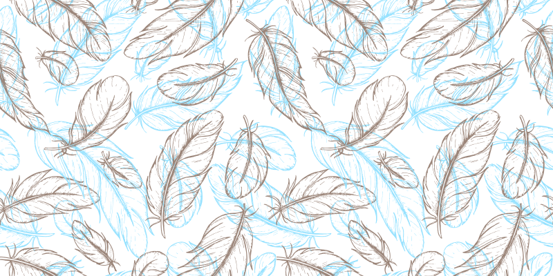 Tapis vinyle entrée feuilles inspirées de la nature - TenStickers