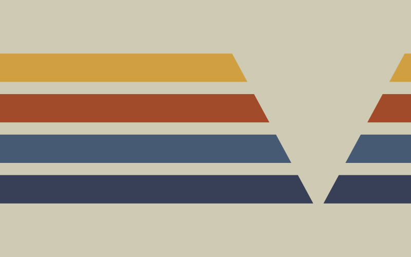 Tapis vinyle géométrique motif à rayures en chevrons - TenStickers