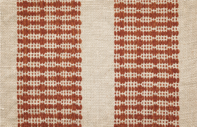 Tapis vinyle ethnique Cooke rouge et blanc - TenStickers