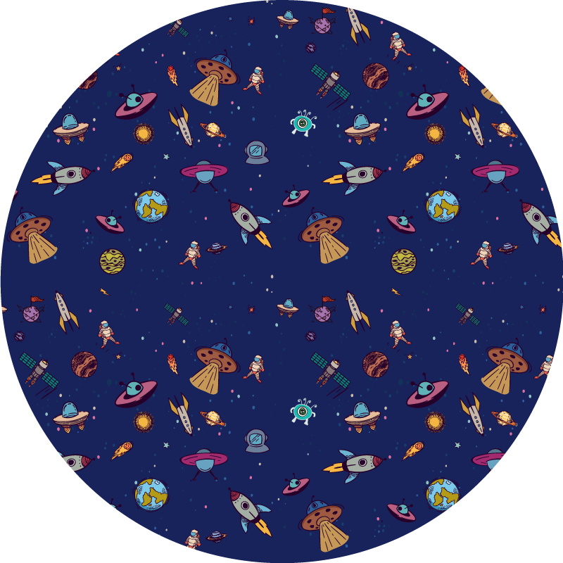 Tapis vinyle autres tapis concept d'expédition cosmique - TenStickers