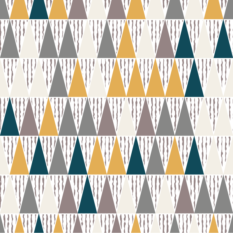 Tapis vinyle géométrique segments de teinte triangulaires - TenStickers