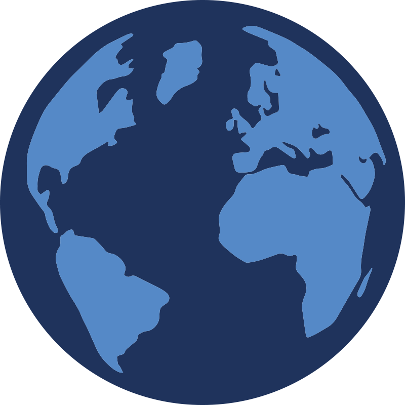 Tapis vinyle carte du monde représentation du globe - TenStickers