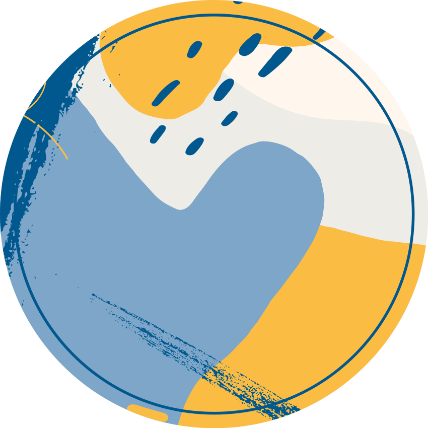 Tapis vinyle pierre art circulaire - TenStickers