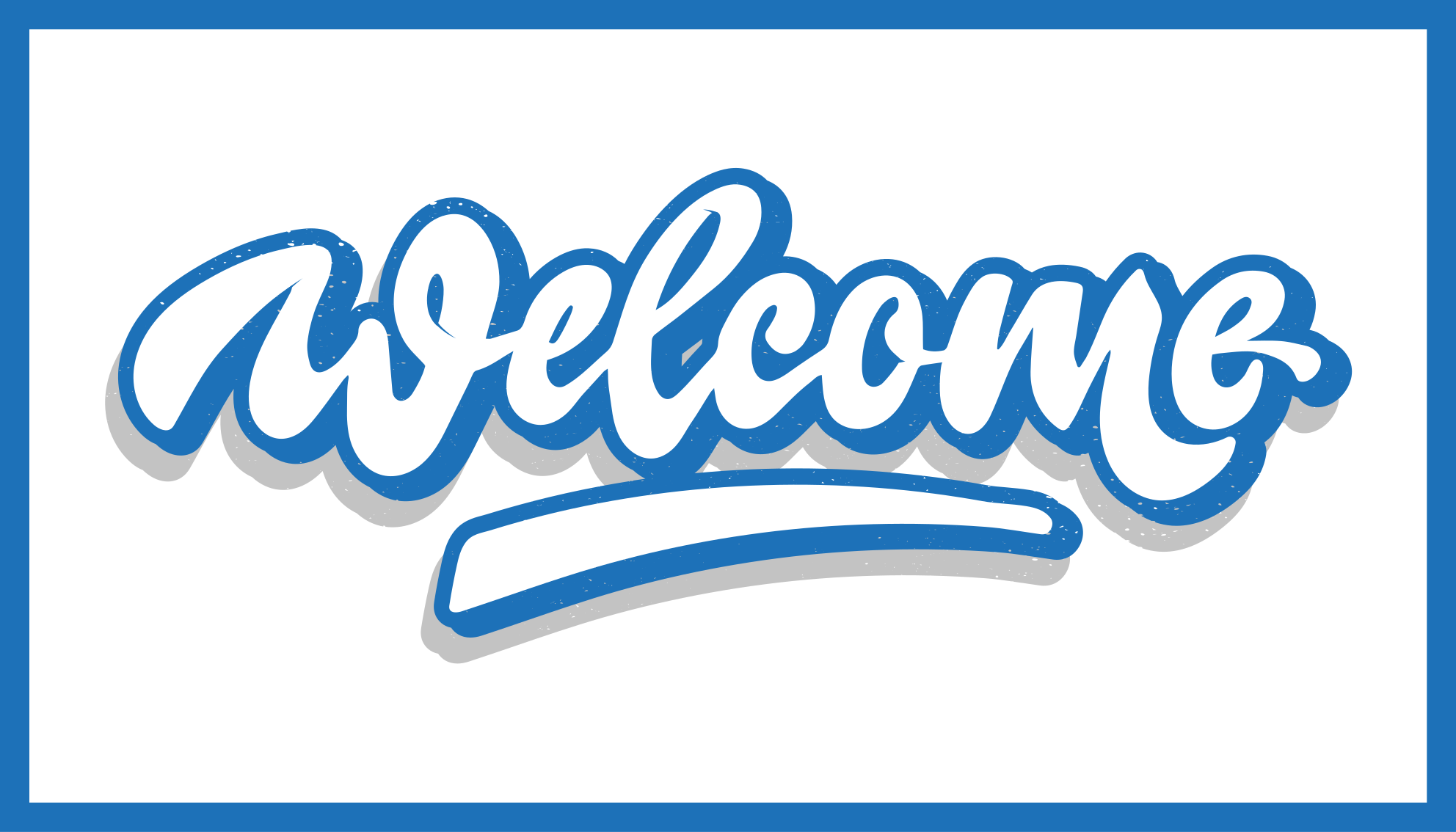 Tapis vinyle entrée panneau de bienvenue - TenStickers