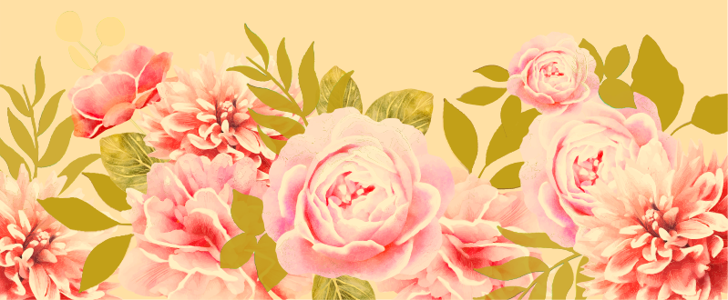 Tapis vinyle plantes élégance florale épanouie - TenStickers