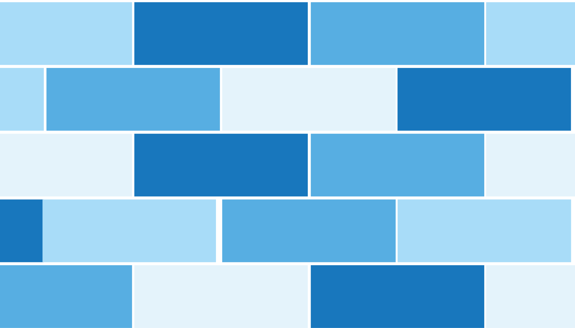 Tapis vinyle carreaux de ciment motif de briques bleues - TenStickers