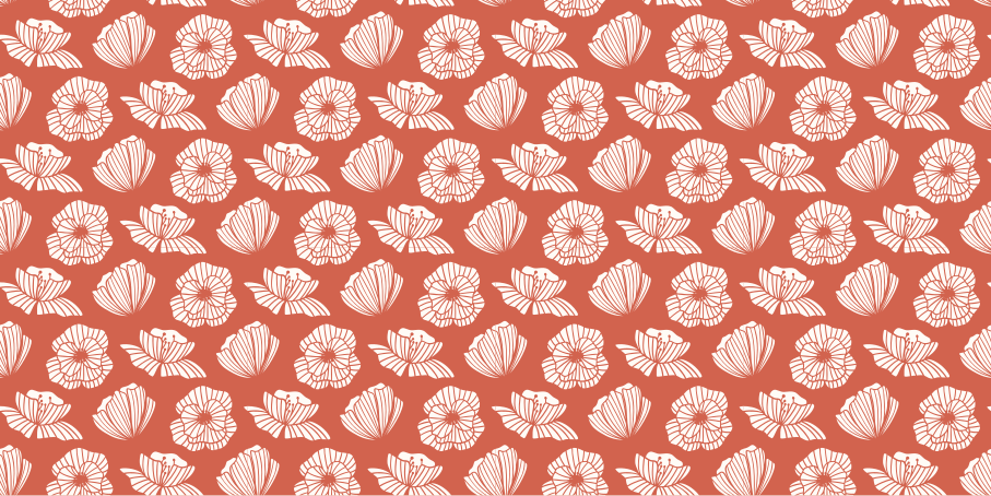 Tapis vinyle plantes élément floral - TenStickers