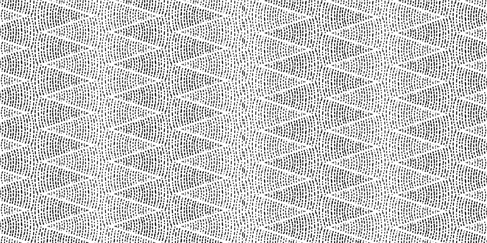 Tapis vinyle nordique vagues noires triangulaires - TenStickers